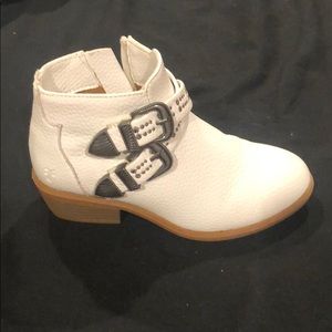 SUPER CUTE white Frye boots girls size 11
